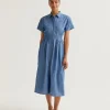 Compania denim dress 1 Tanya Chambray Dress