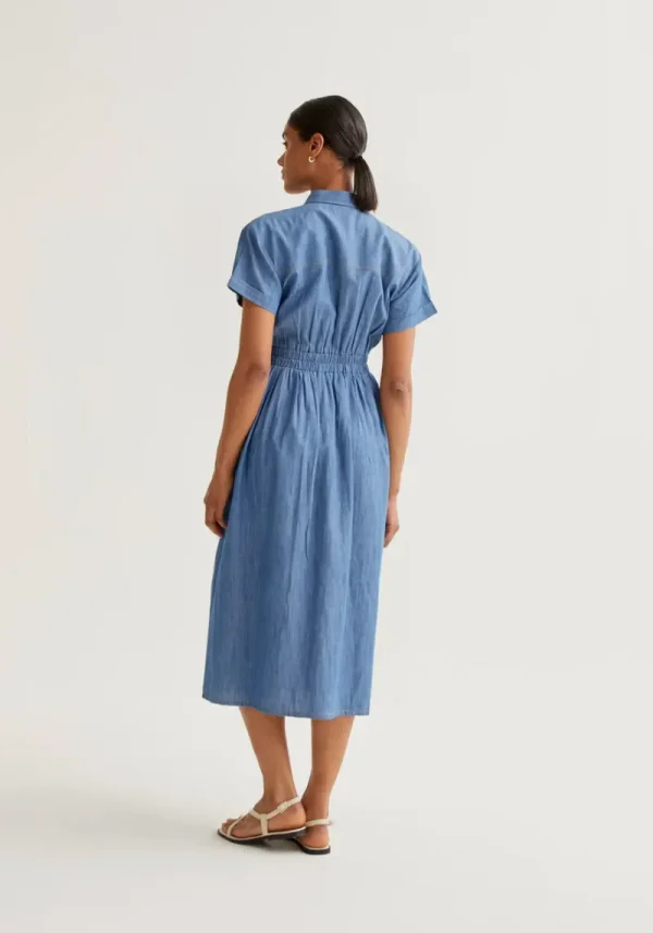 Compania denim dress 3 Tanya Chambray Dress
