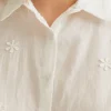 White Embroidered Blouse