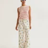 Compania red stripe tank 5 Shirley Red Sleeveless Striped Knit