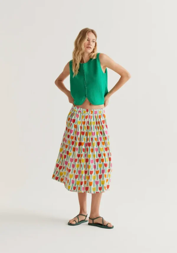 Tulip Midi Skirt