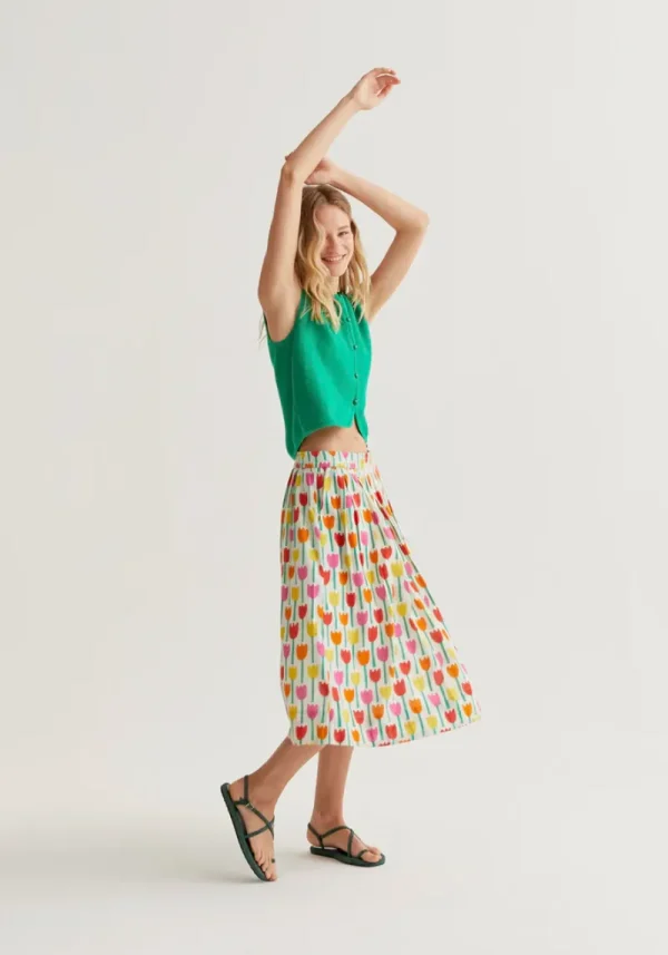 Tulip Midi Skirt
