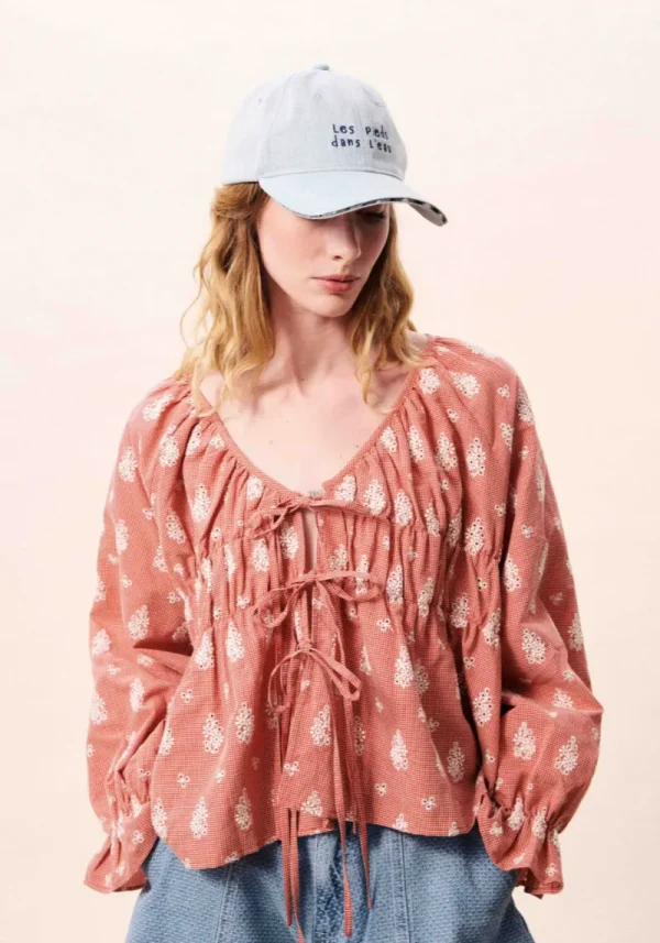 Maui Tie Front Blouse