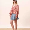 Maui Tie Front Blouse