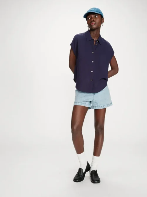 Perez Shirt in Marine