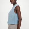Vollo Sleeveless Sweater In Ciel