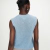 Vollo Sleeveless Sweater In Ciel