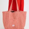 Melis Fiery Red Tote Bag