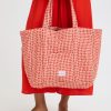 Melis Fiery Red Tote Bag