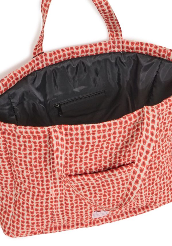 Melis Fiery Red Tote Bag