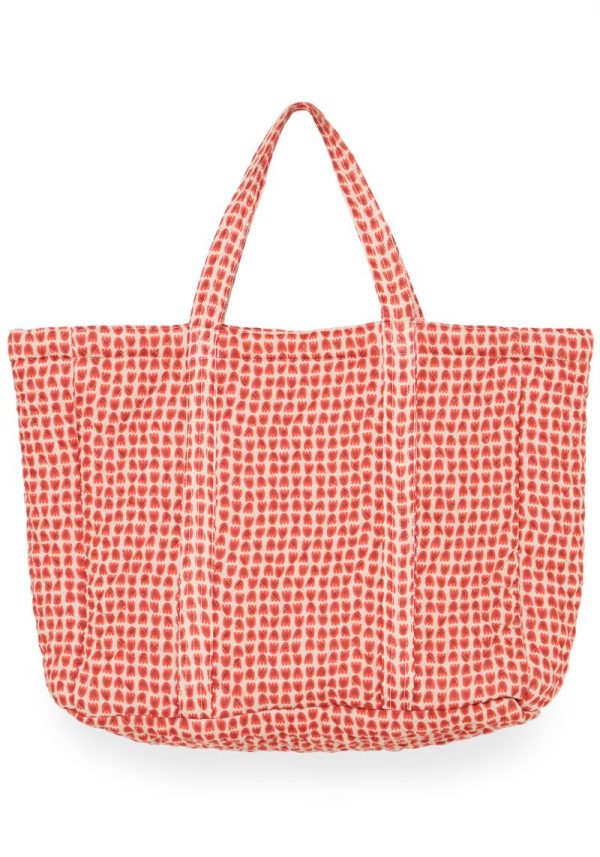 Melis Fiery Red Tote Bag