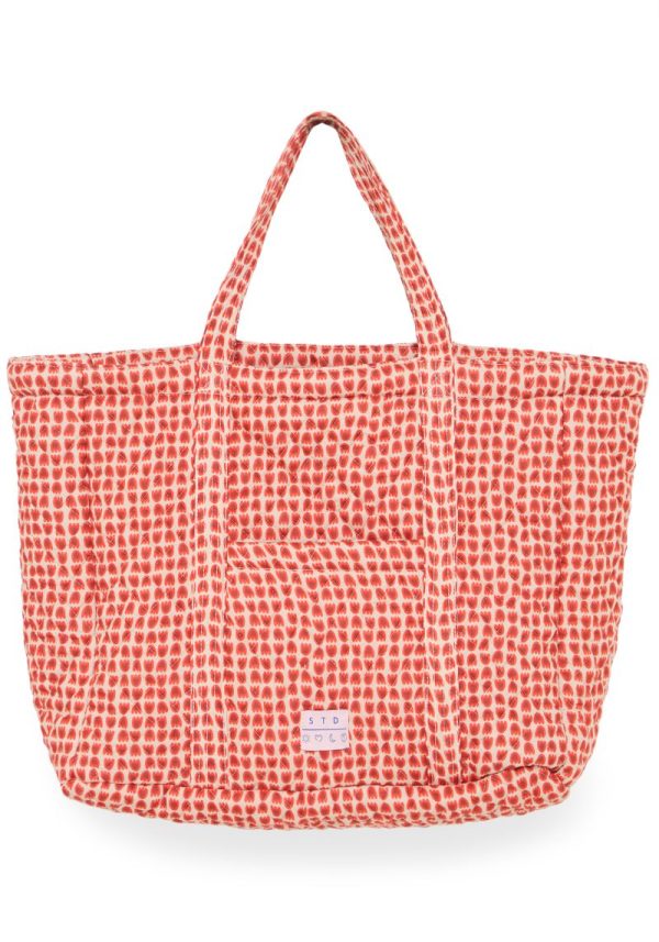 Melis Fiery Red Tote Bag