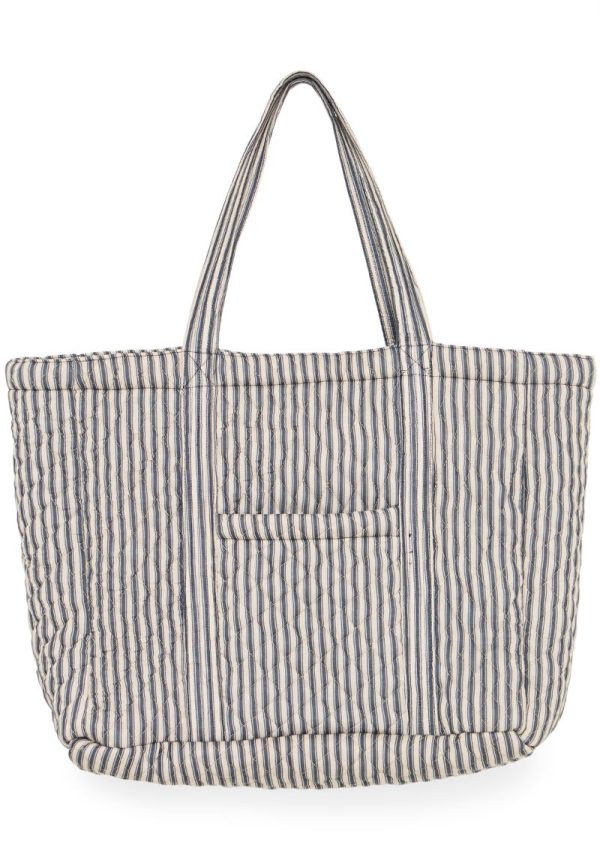 Ichi amelis total eclipse bag 3 Melis Ticking Stripe Tote Bag