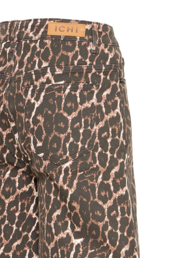 Brokes Leopard Print Shorts