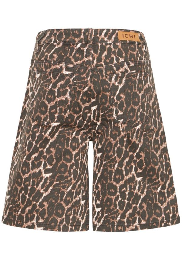Brokes Leopard Print Shorts