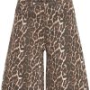 Brokes Leopard Print Shorts