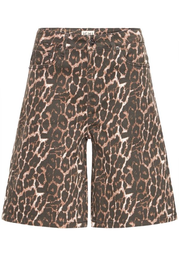 Brokes Leopard Print Shorts