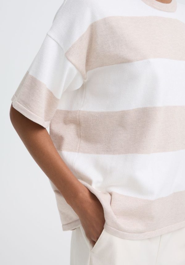 Huls Oatmeal Stripe Sweater