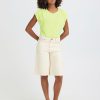 Ichi lisken lily green top 1 Lisken Boxy Lily Green Top