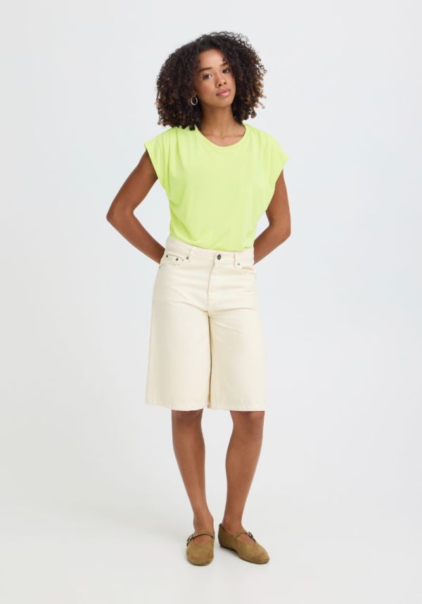 Ichi lisken lily green top 1 Lisken Boxy Lily Green Top