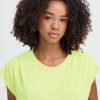 Ichi lisken lily green top 3 Lisken Boxy Lily Green Top