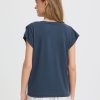 Ichi lisken navy top 2 Lisken Boxy Marine Blue Top
