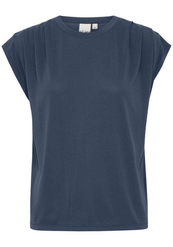 Ichi lisken navy top 7 Lisken Boxy Marine Blue Top