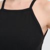 Oreta Black Vest Top