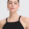 Oreta Black Vest Top