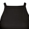 Oreta Black Vest Top