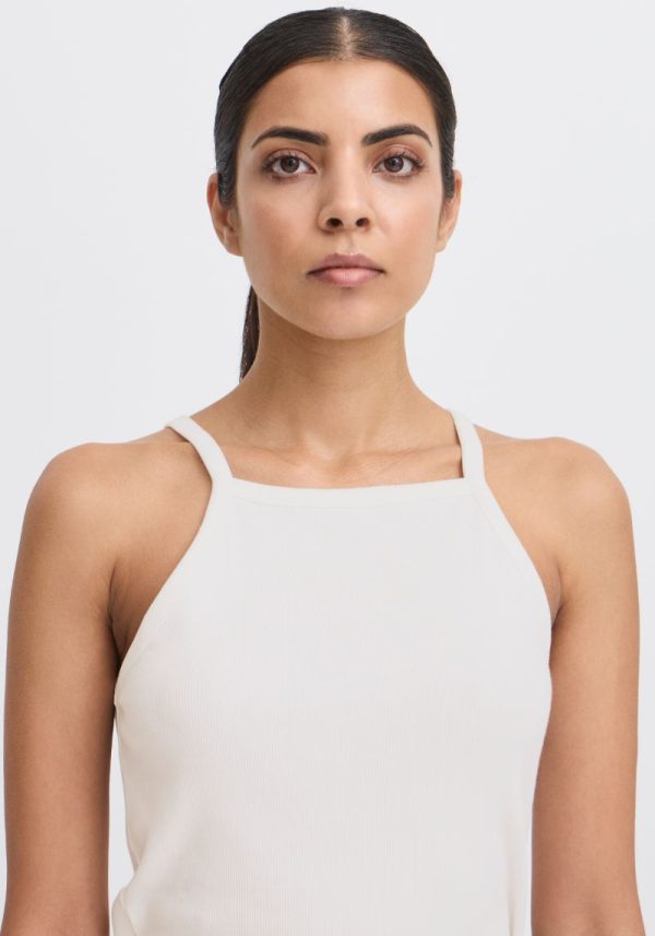 Oreta White Vest Top