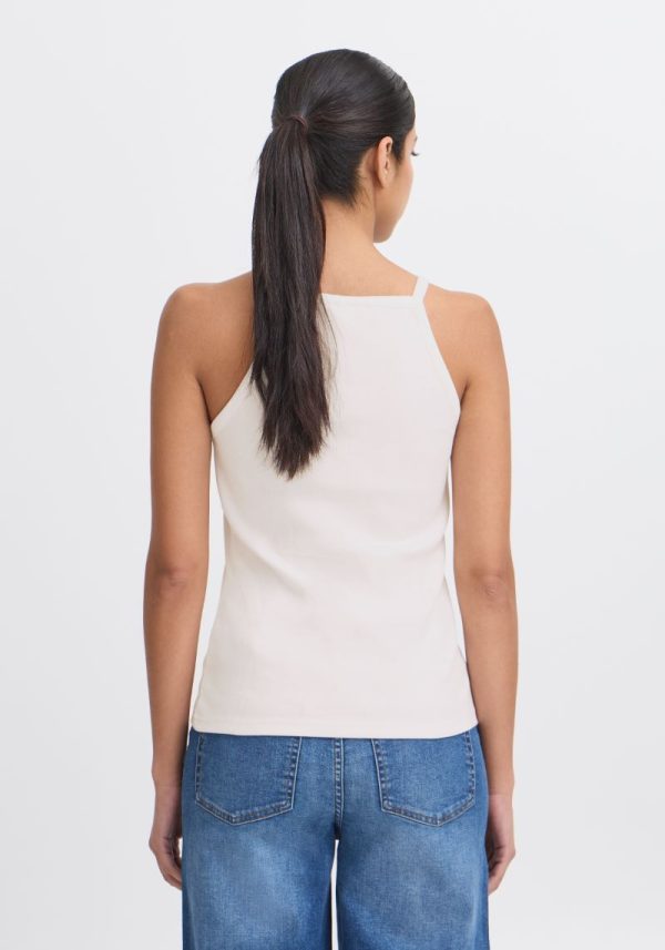 Oreta White Vest Top