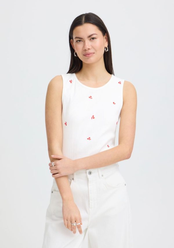 Ichi palma top red 4 Palma Red Vest Top
