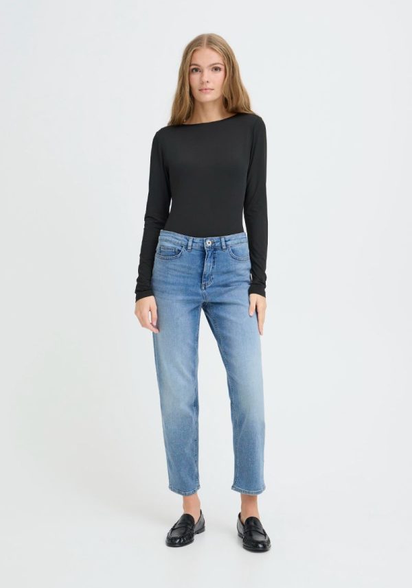 Ichi twiggy raven light blue 4 Twiggy Light Blue Jeans
