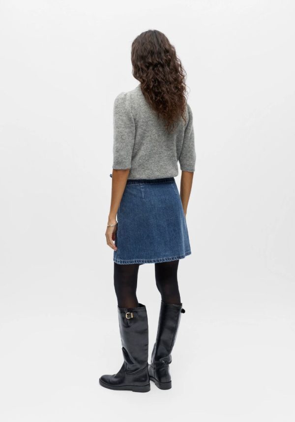 Rosie Denim Twill Wrap Skirt
