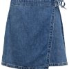 Rosie Denim Twill Wrap Skirt