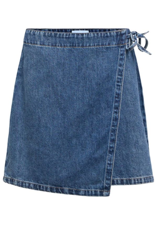 Rosie Denim Twill Wrap Skirt