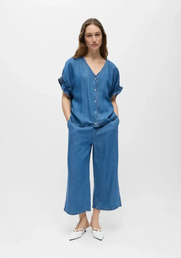 Object frame blouse 4 Frame Denim Blouse