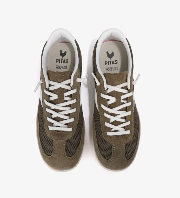 Khaki Claw Mesh Sneakers