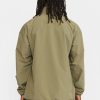 Water Repellent Light Olive Track Jacket