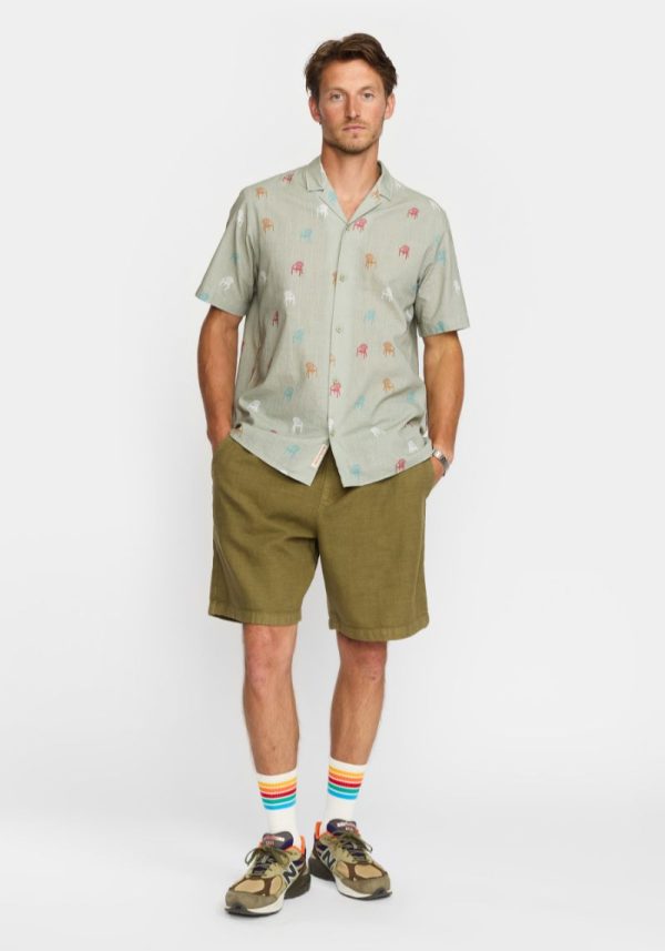 Revolution chair cuban shirt 1 Just sit Down Short Sleeved Shirt