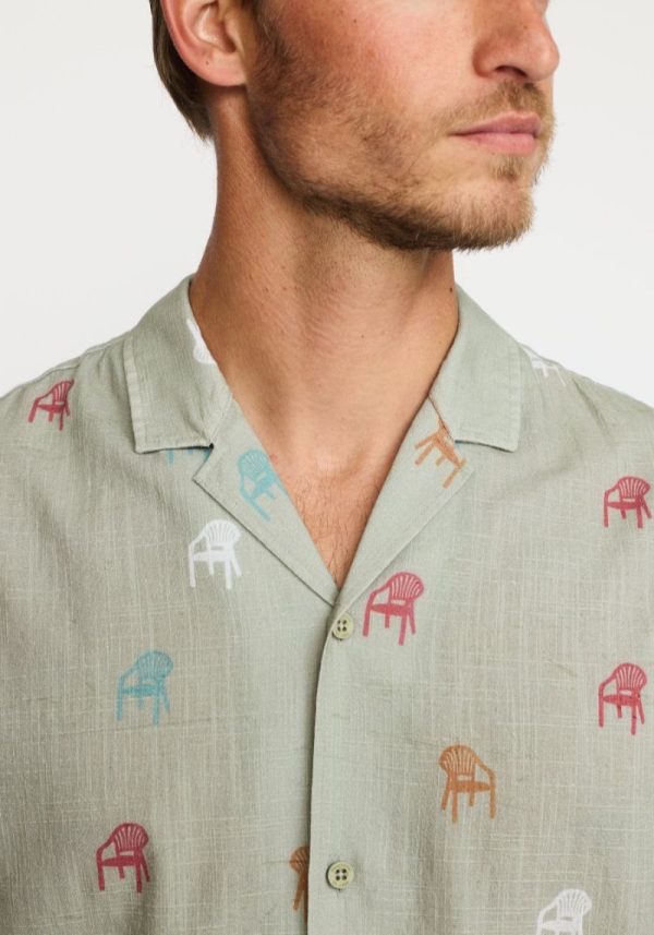 Revolution chair cuban shirt 4 Just sit Down Short Sleeved Shirt