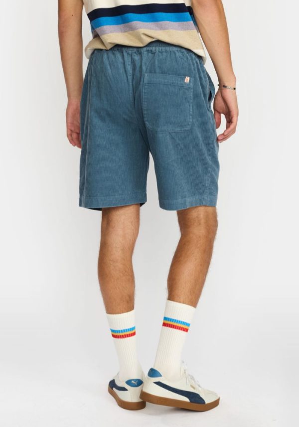 Revolution cord dust blue shorts 2 Dust Blue Corduroy Shorts