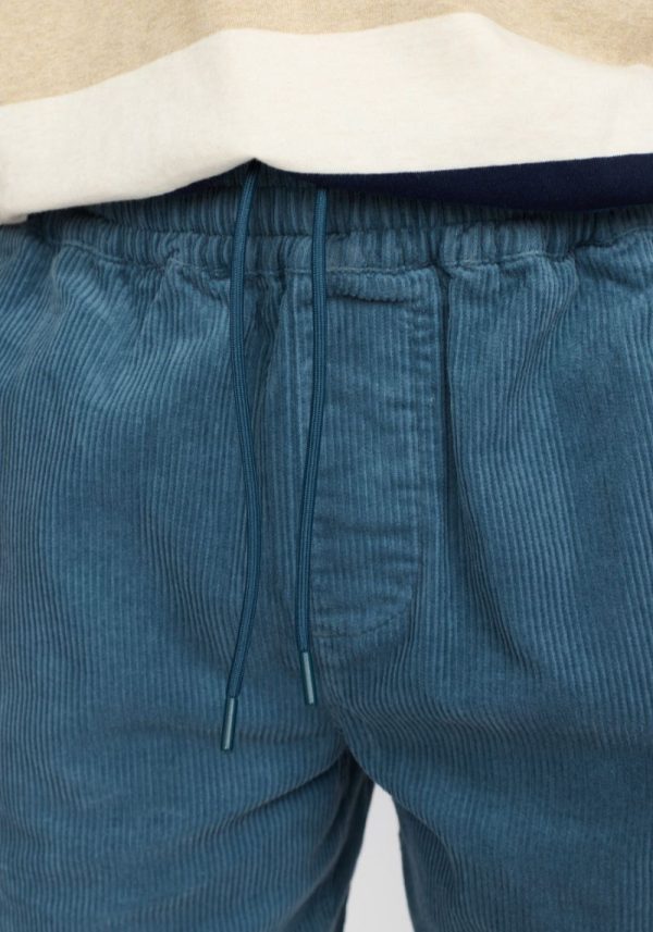 Revolution cord dust blue shorts 4 Dust Blue Corduroy Shorts