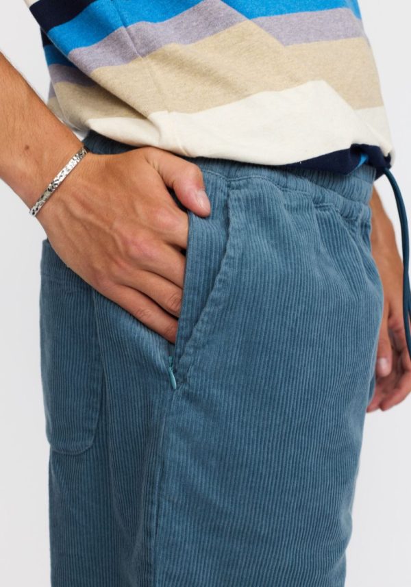 Revolution cord dust blue shorts 5 Dust Blue Corduroy Shorts