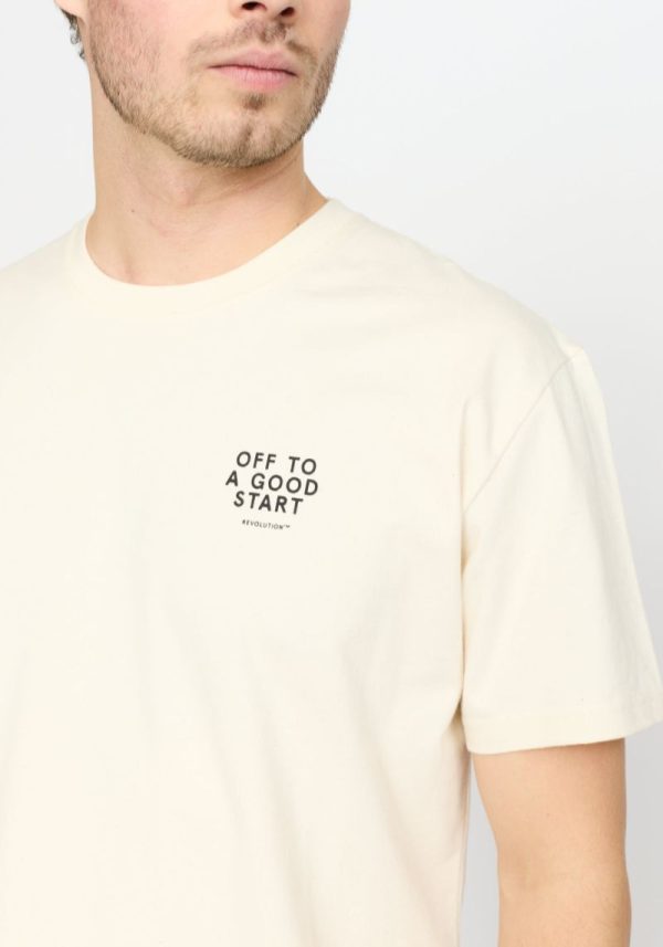 Revolution good start cream t 1 Off To a Good Start Ecru T-Shirt