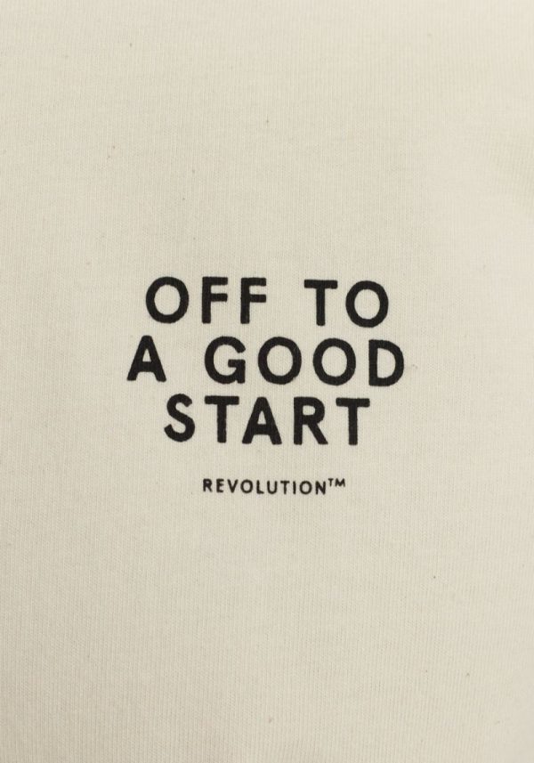 Revolution good start cream t 6 Off To a Good Start Ecru T-Shirt