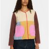 Selfhood Mocha Patchwork Quilted Jacket