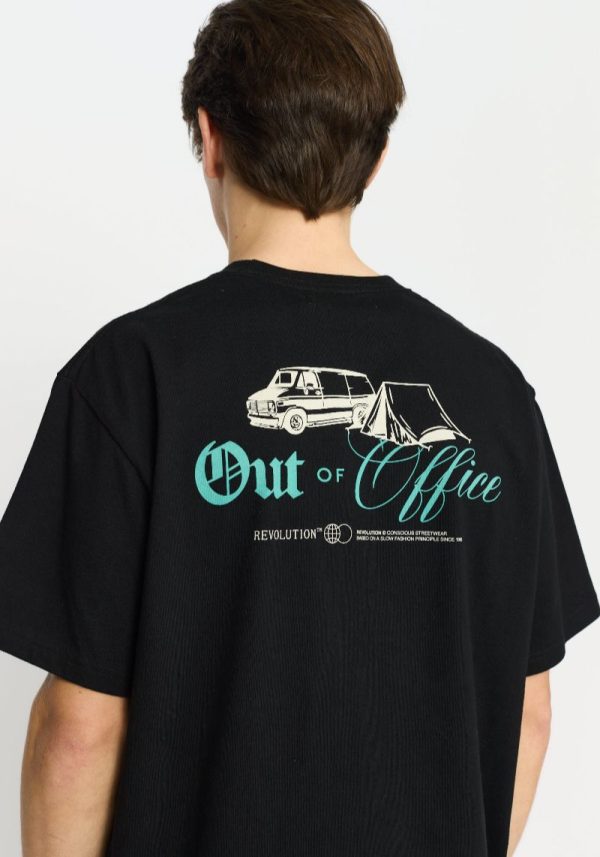 Out Of Office Black T-Shirt