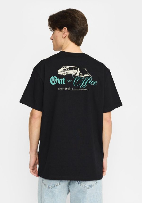 Out Of Office Black T-Shirt